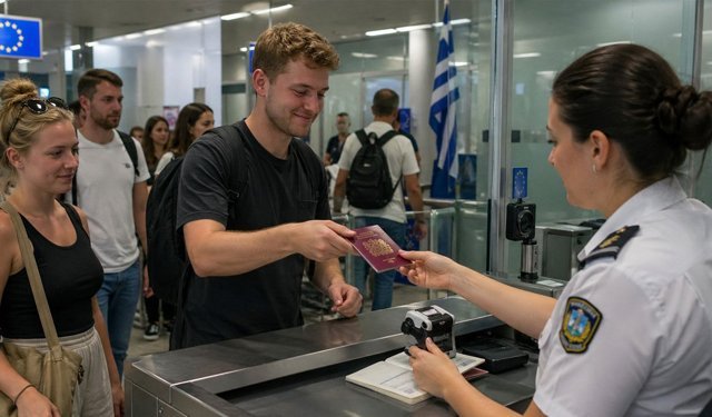 Yunanistan, İngiliz Turistlere AB Sınır Kuralını Uygulamayacak
