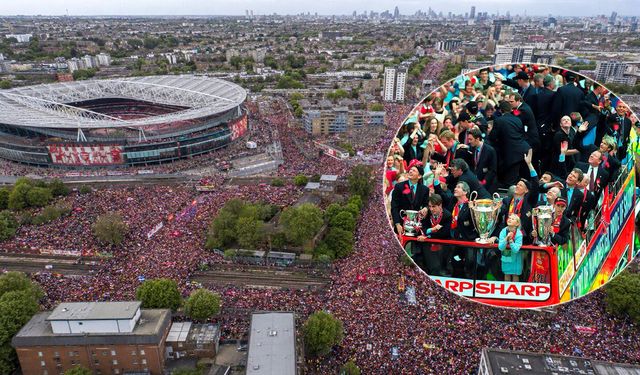 Arsenal Tarih Yazdı: Londra’daki Şampiyonluk Kutlaması Rekorları Altüst Etti