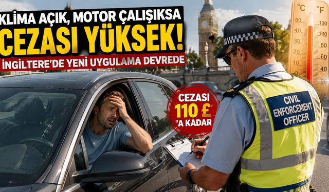 Londra’da Sürücüleri Sıcaklarla Birlikte Belediye Cezaları Yakıyor
