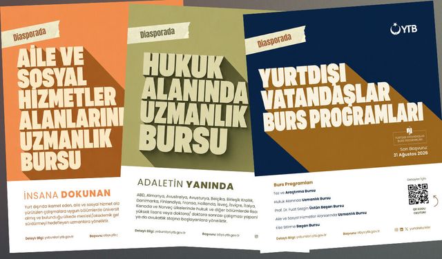 YTB'den, Yurt Dışındaki Vatandaşların Eğitim Yolculuğunu Burs Desteği