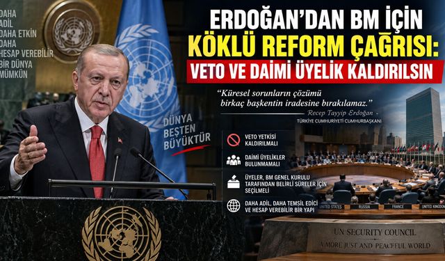 Cumhurbaşkanı Erdoğan'dan BM'de Tarihi Çağrı