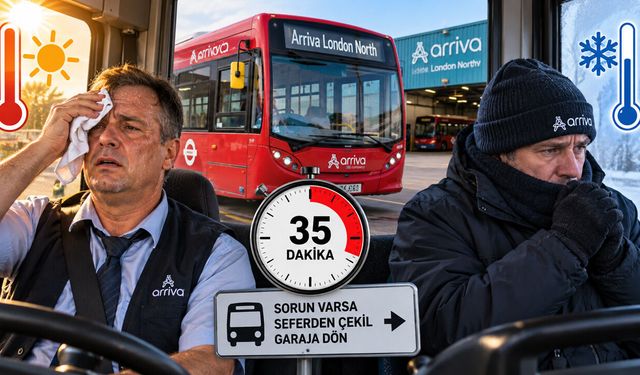 Londra’da otobüs şoförlerine “35 dakika” hakkı