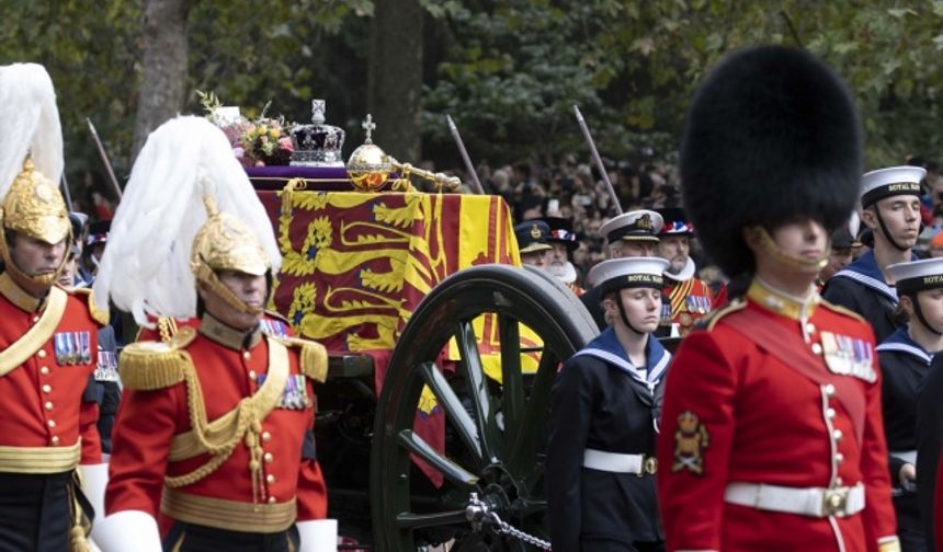 Kraliçe II. Elizabeth'in Cenaze Töreni Fotoğraflarla