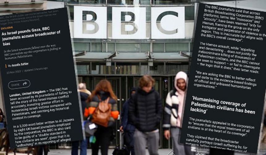 BBC, İsrail lehine tarafgir tutum sergiledi