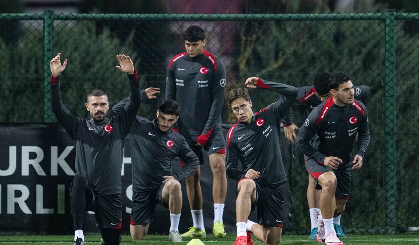 A Milli Futbol Takımı, Galler maçının hazırlıklarına başladı