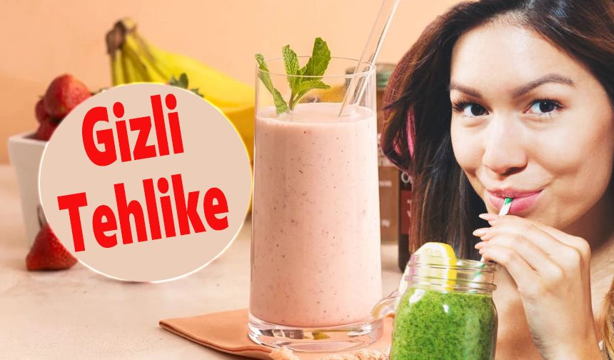Evde yapılan ‘Smoothie’ içecekler de kilo aldırıyor