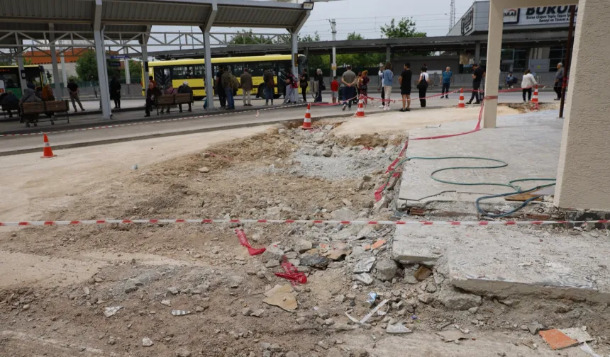 Bursa Terminali’nde altyapı çalışmaları hızlandı