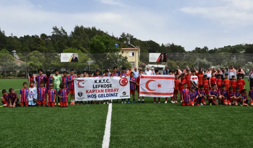KKTC'li minikler Antalya Kumluca’da dostluk maçında