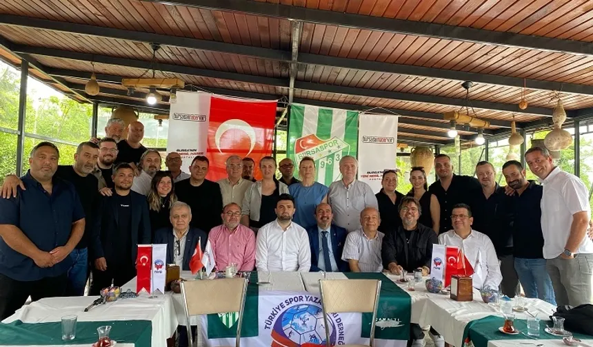 TSYD Bursa Şubesi Enes Çelik’i ağırladı