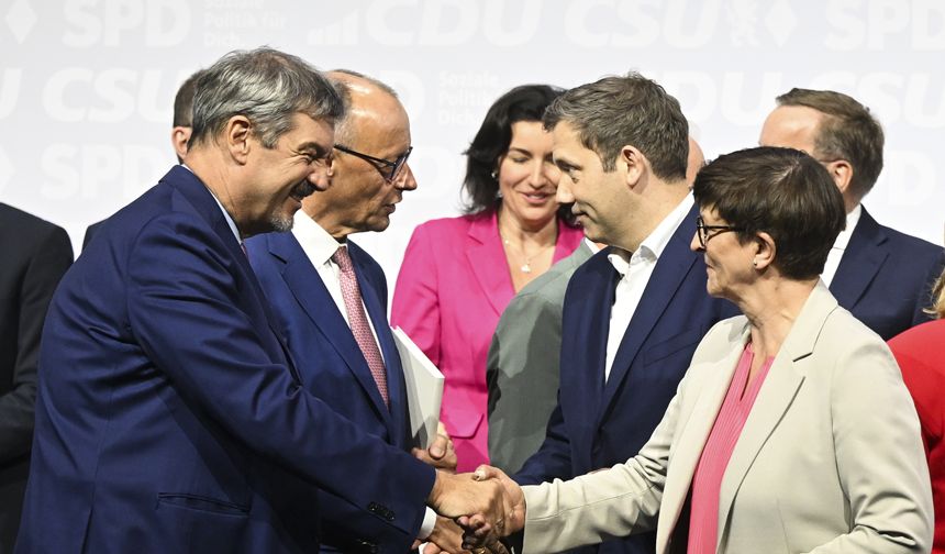 Almanya’da koalisyon hükümetinde görev dağılımı