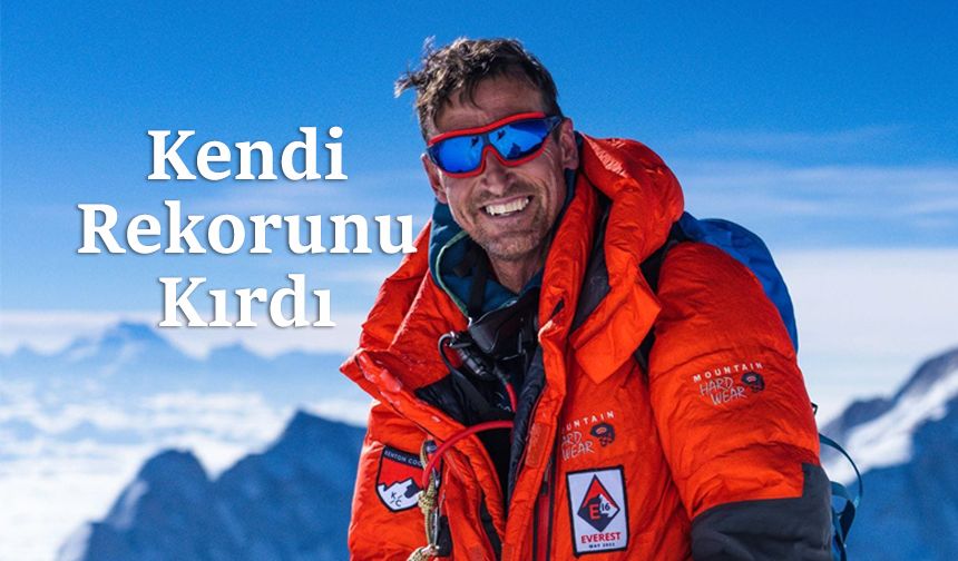 Kenton Cool, 19. kez Everest'in zirvesine tırmandı