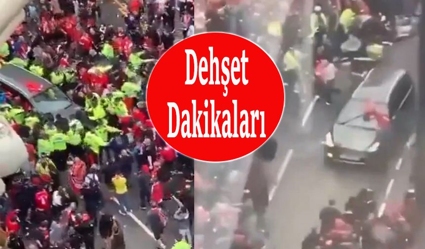 Liverpool'da kutlama yapanlara araçlı sandırı