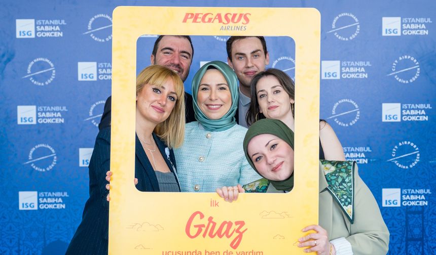 Sabiha Gökçen Havalimanı'ndan Graz'a direkt uçuşlar başladı