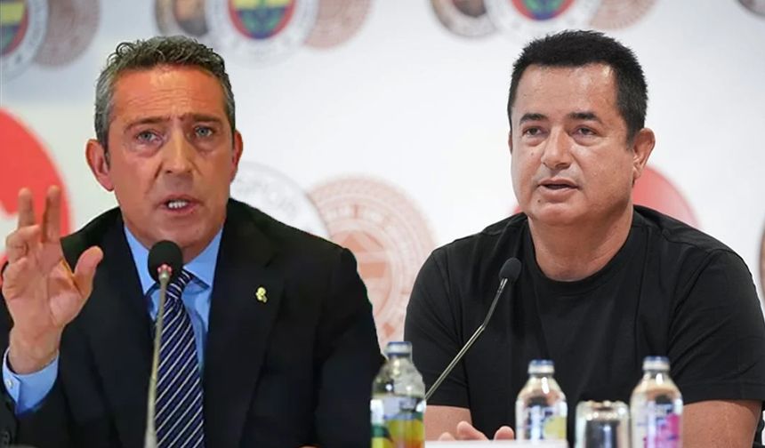 Ali Koç'tan Acun Ilıcalı'ya teşekkür mesajı
