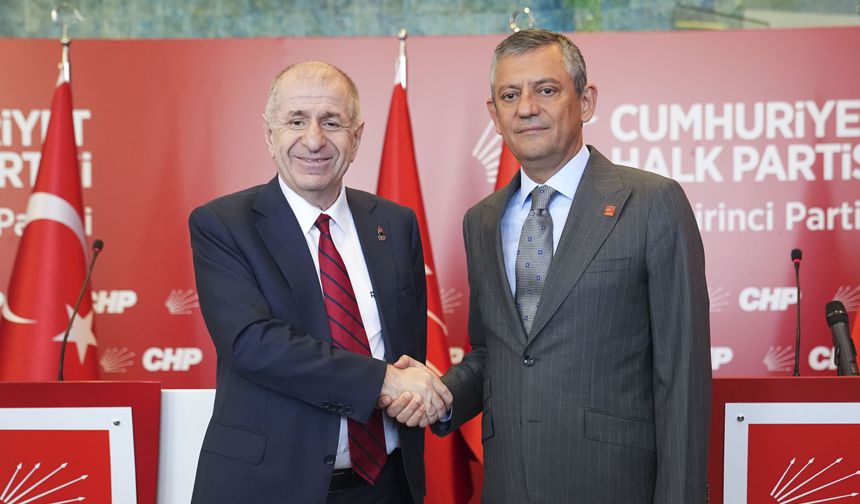 CHP Genel Başkanı Özel, Ümit  Özdağ ile görüştü
