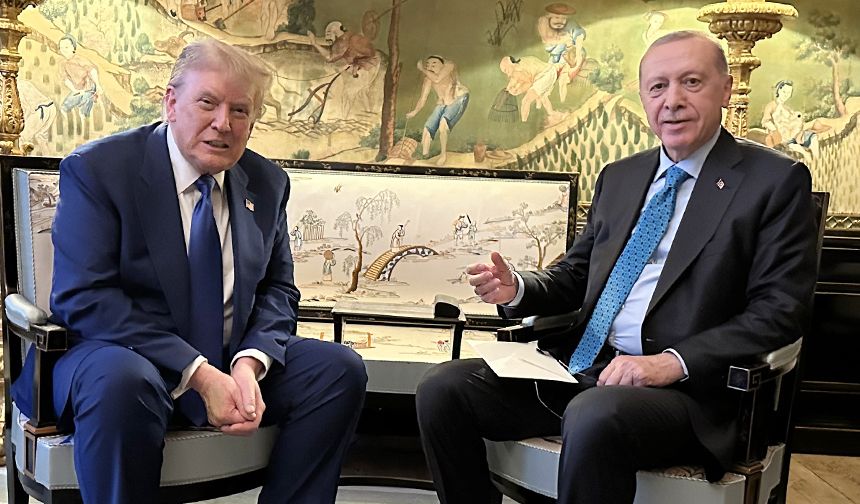 Cumhurbaşkanı Erdoğan, ABD Başkanı Trump ile bir araya geldi