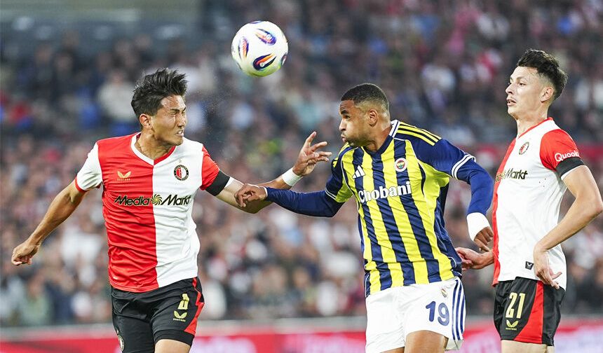 Fenerbahçe, Feyenoord’a mağlup, turu İstanbul'a bıraktı