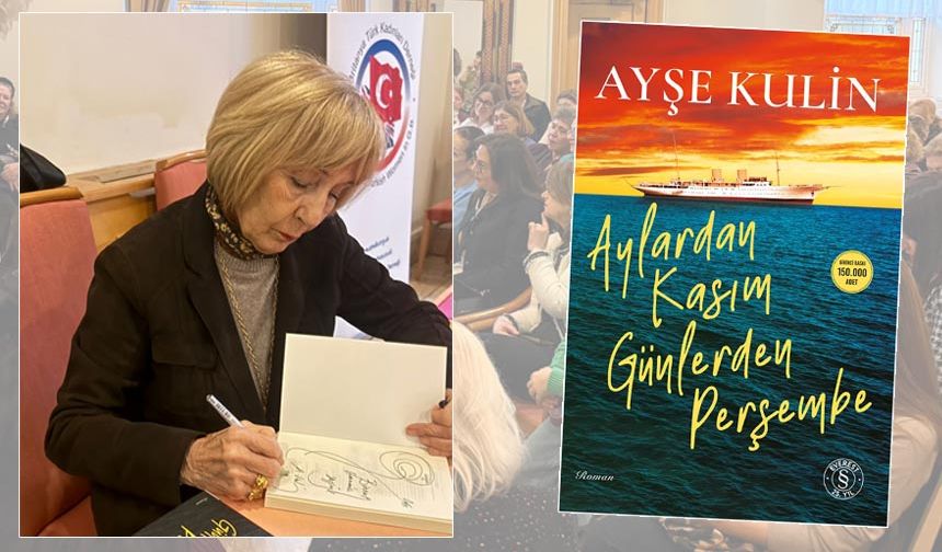 Ünlü yazar Ayşe Kulin Londra’da son kitabını anlattı ve imzaladı