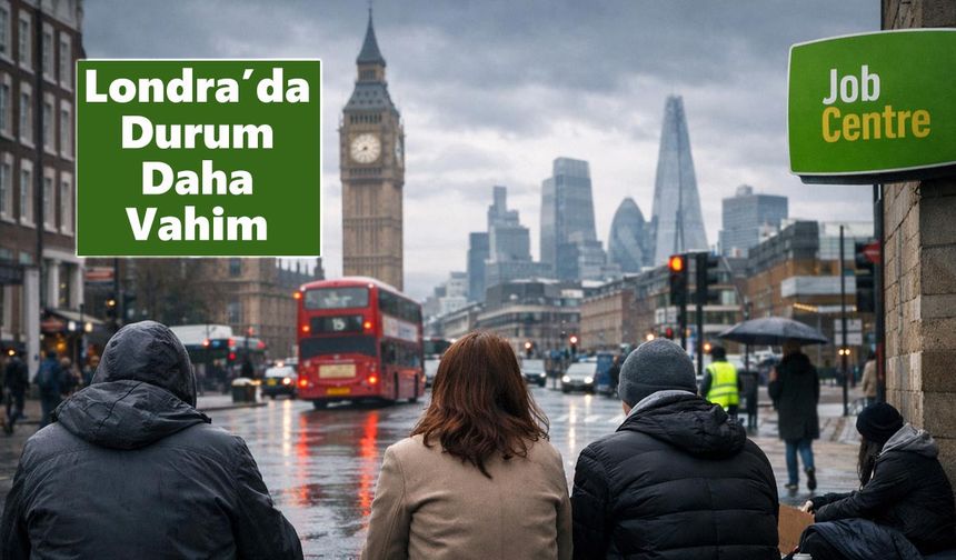 İşsizlik Beş Yılın Zirvesinde: Ülke Rekoru Londra'da