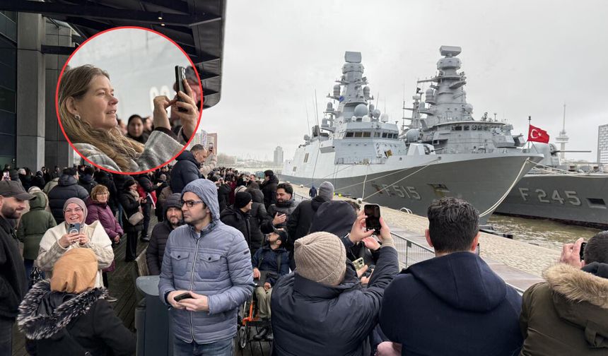 Türk Gemisi TCG Anadolu Rotterdam’da ilgi odağı oldu