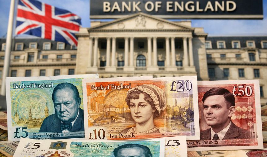 İngiltere’de banknotlarda tarihi figür dönemi sona eriyor