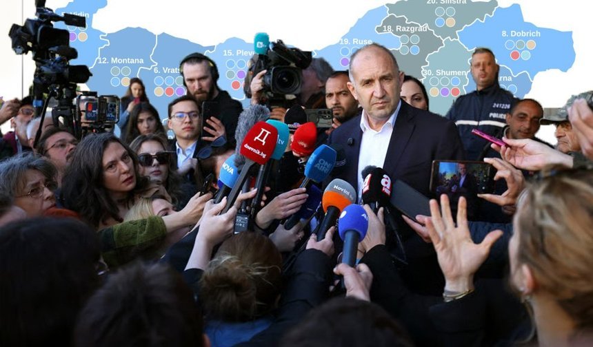 Bulgaristan seçim sonuçlarına göre Radev’in koalisyonu açık ara önde