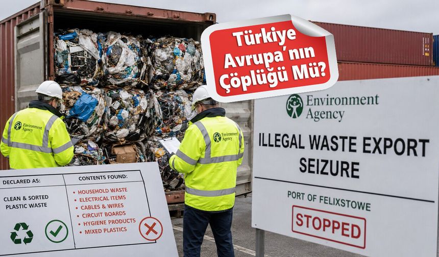 İngiltere’den Türkiye’ye “çöp ihracatı” skandalı!