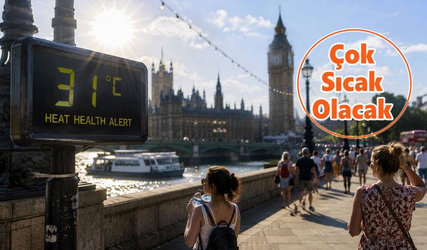 Londra İçin Resmi Sıcak Hava Alarmı