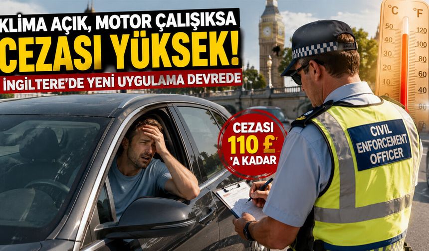 Londra’da Sürücüleri Sıcaklarla Birlikte Belediye Cezaları Yakıyor