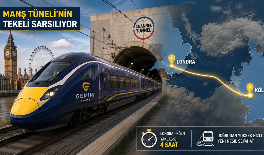 Eurostar’a Yeni Rakip Geliyor: Londra-Köln Hattı 4 Saate İniyor