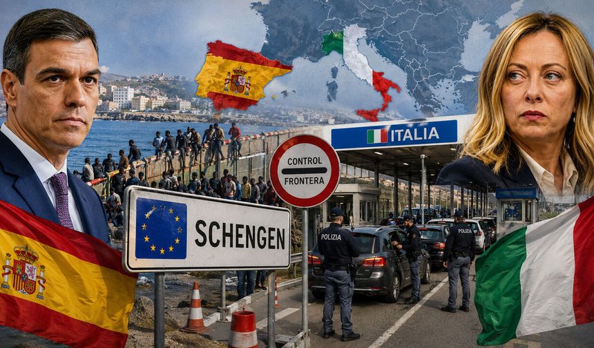 Schengen’de Sınırlar Kapanıyor!: İspanya’dan İtalya’ya Misilleme