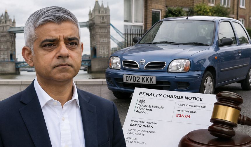 Sadiq Khan, sahibi olmadığı araç yüzünden mahkûm oldu