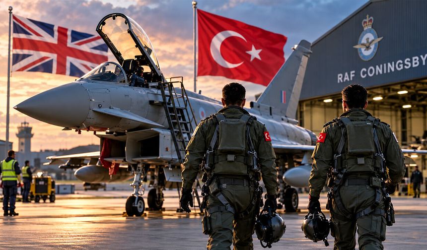 Türkiye’nin ilk Eurofighter pilotları İngiltere’de eğitime başladı