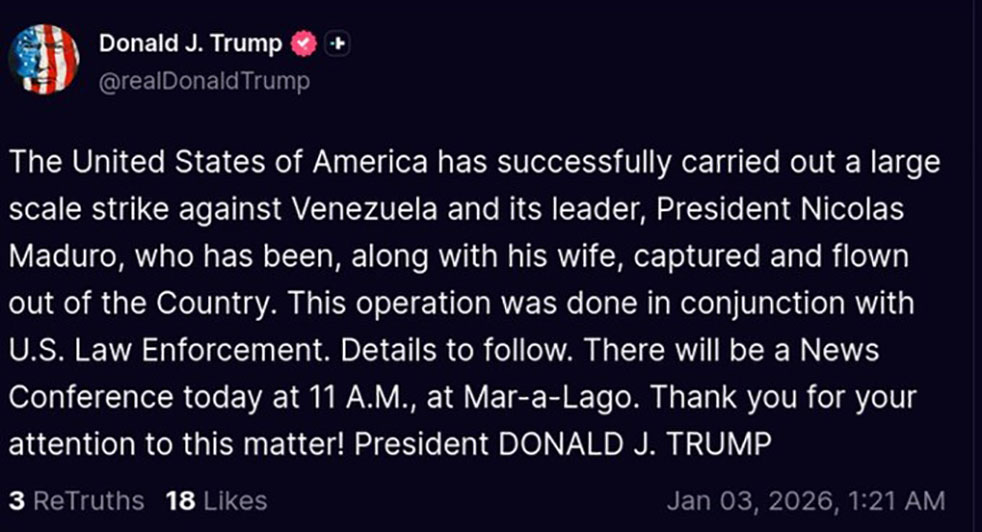 Donald Trump Nicolas Maduro Paylasimi 1