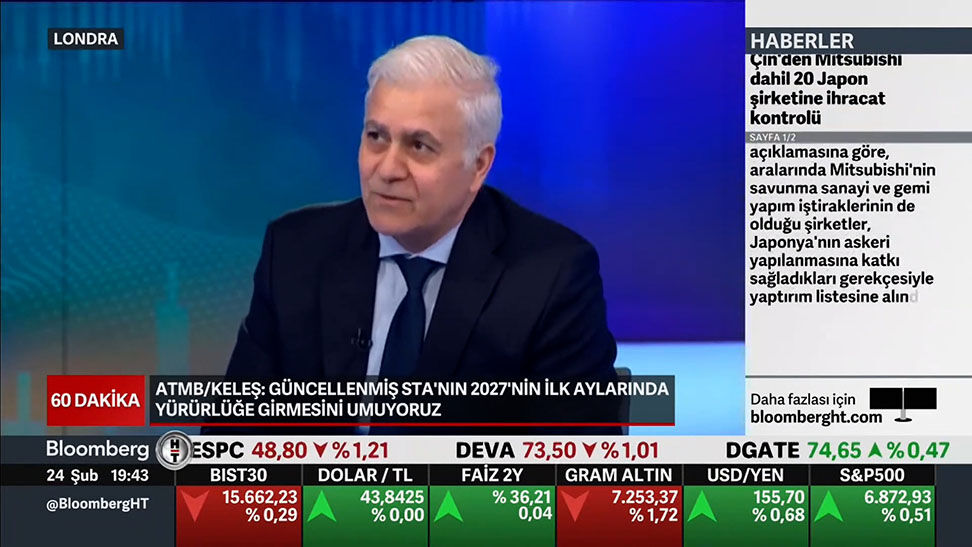 Atmb Baskani Vehbi Keleş Bloomberg Ht Yayın 1