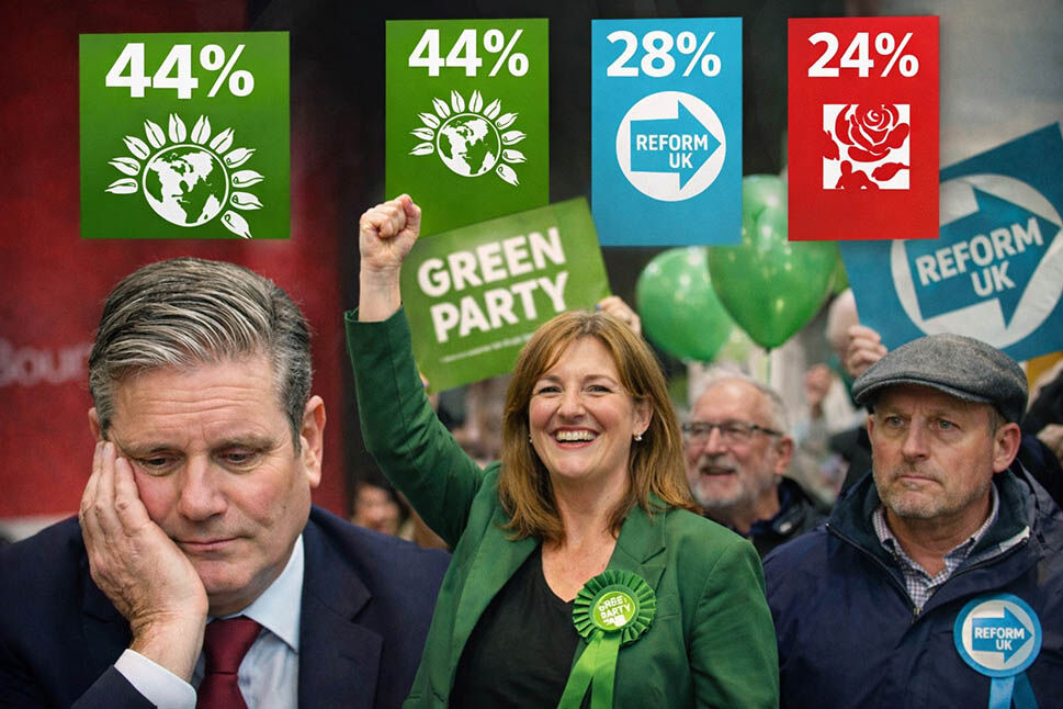 Ingiltere Manchester Ara Secim Yesiller Partisi Kazandi 1