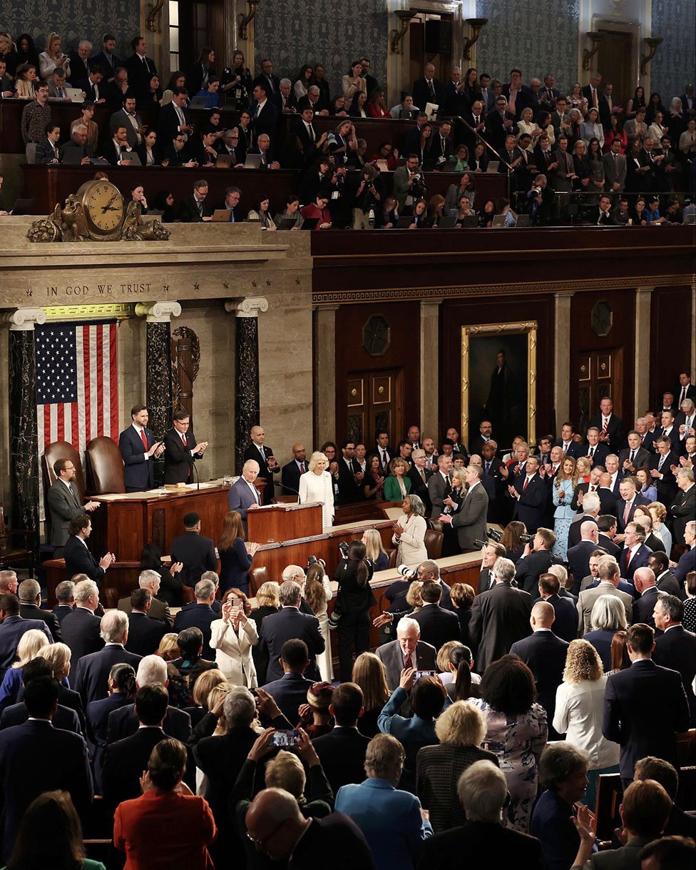 Kral Charles Abd Ziyareti Kongre Konusmasi Donald Trump 6