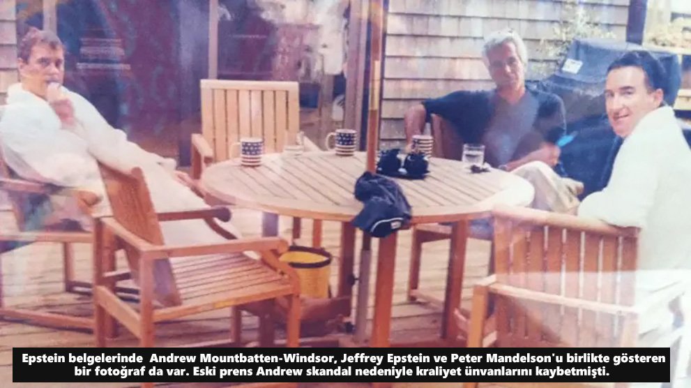 Prens Andrew Mountbatten Windsor, Jeffrey Epstein Ve Peter Mandelson