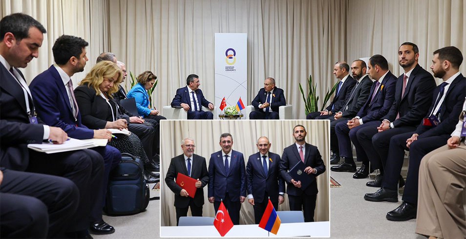 Cevdet Yilmaz Erivan Basbakan Nikol Paşinyan 2