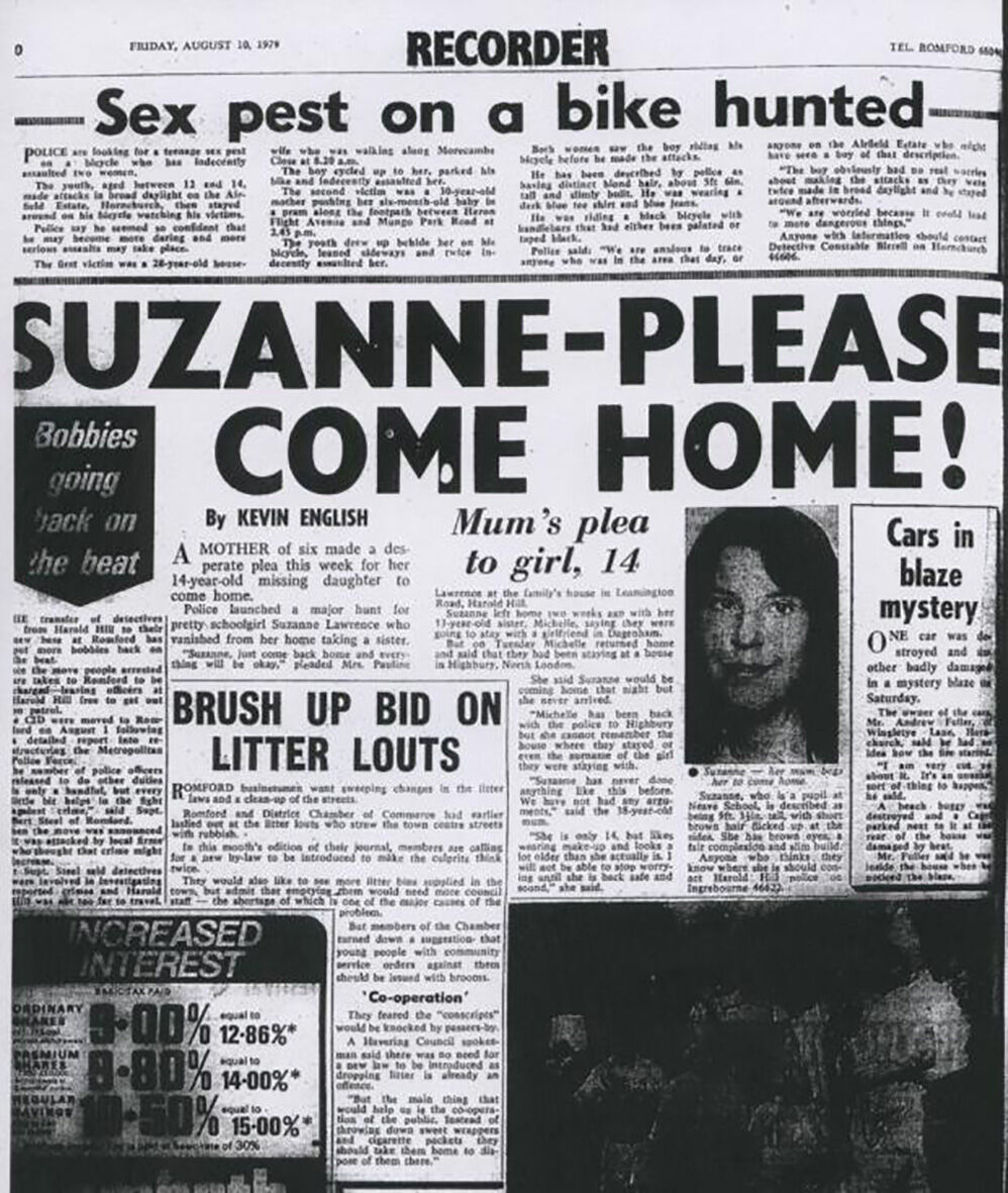 Londra 47 Yil Once Kaybolan Suzanne Lawrence 1