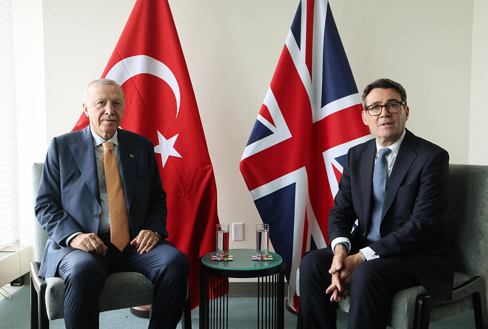 Cumhurbaskani Erdogan Andy Burnham 1