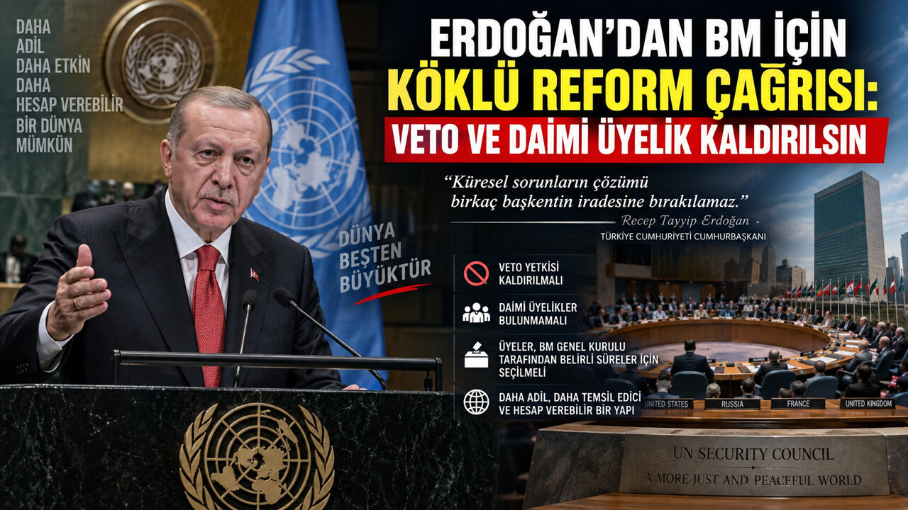 Cumhurbaşkanı Erdoğan'dan BM'de Tarihi Çağrı
