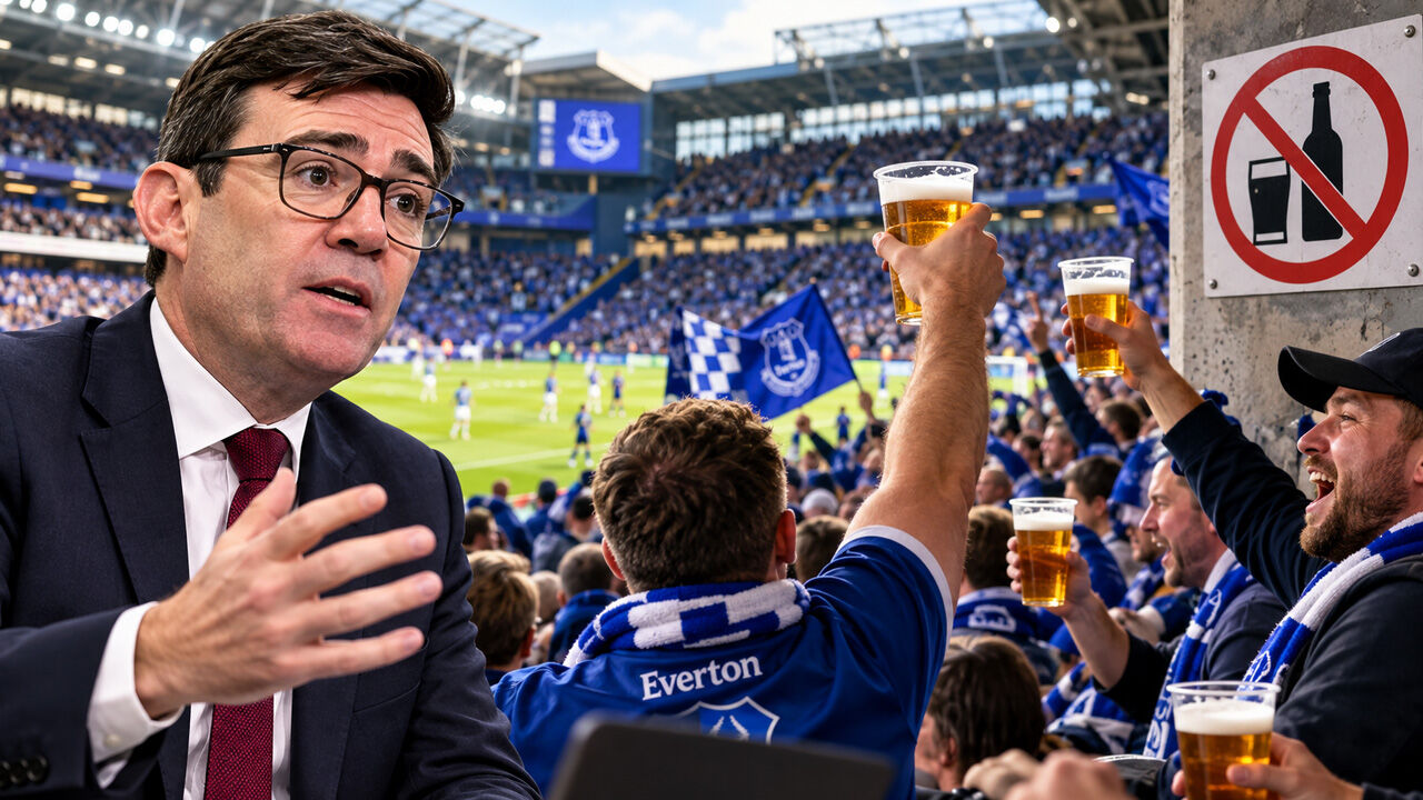 İngiltere’de Başbakan Burnham tribünde 41 yıllık bira yasağına karşı