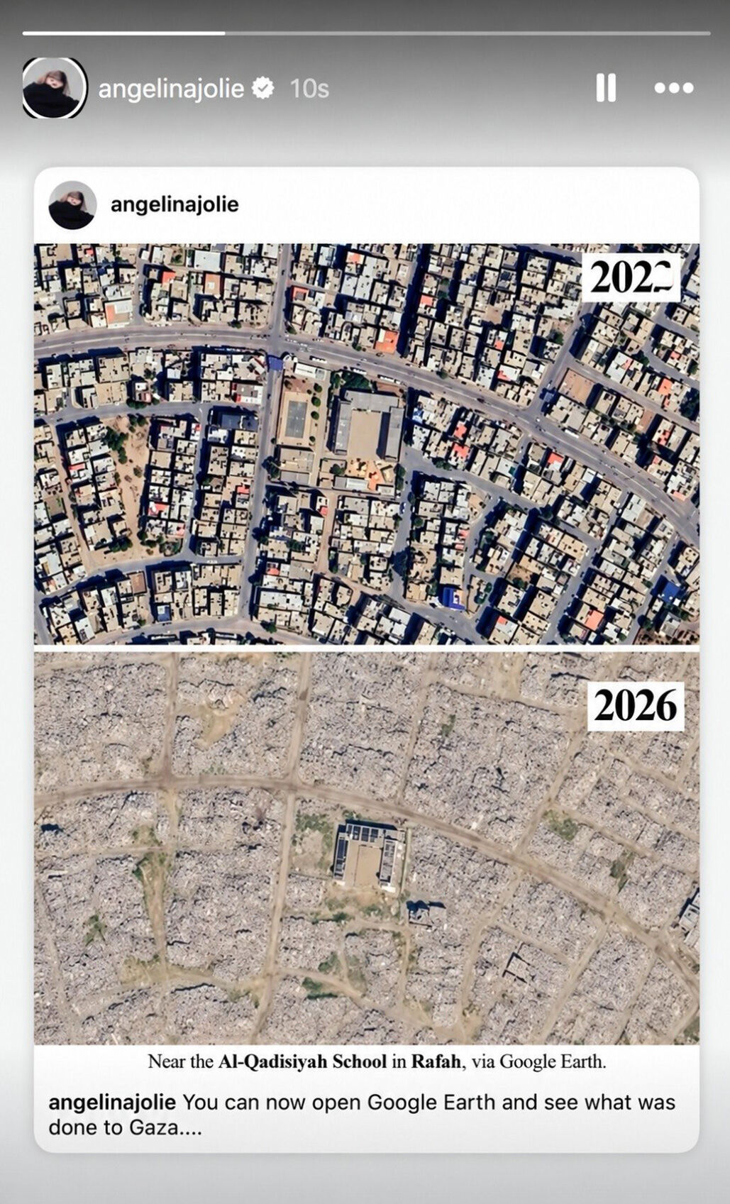 Angelina Jolie Gaza Paylasimi 3